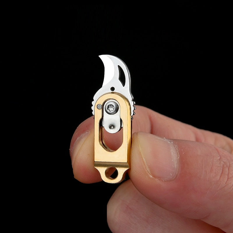 Vivolux | Mini Messing Klappenzang - Taschenformat Express Öffner