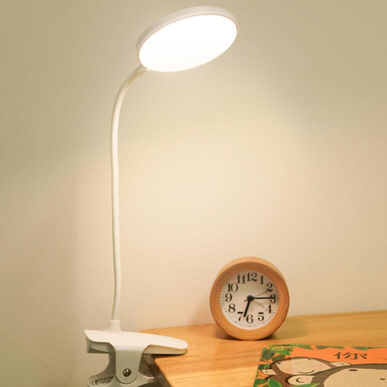 Vivolux | Einfache LED Clip-Schreibtischlampe wiederaufladbar Augenschutz Nachtlicht