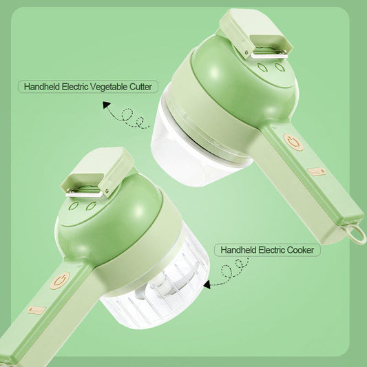 Vivolux | 4 In 1 Handheld Electric Gemüse Schneide Set