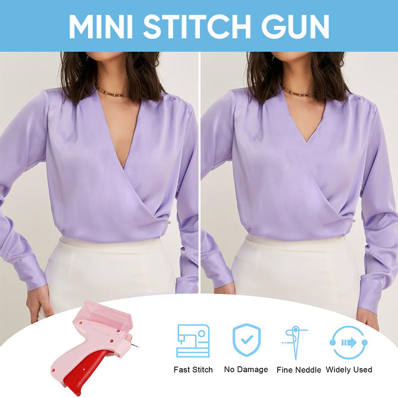 Vivolux | Mini Etikettiergerät mit Aufbewahrungsbox - Kompaktes Design, feines Nadelset, enthält mehr als 2000 Etiketten, geeignet für Kleidung und Textiletiketten