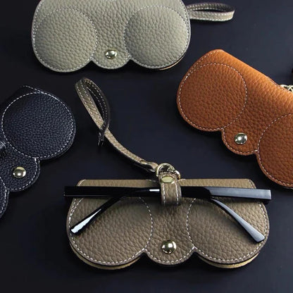 Vivolux | Weiche Leder-Sonnenbrillen-Tasche