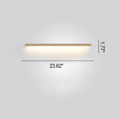 Vivolux | ZenBeam Japanische LED Wandleuchte | Massivholz Design | Moderne Akzentbeleuchtung