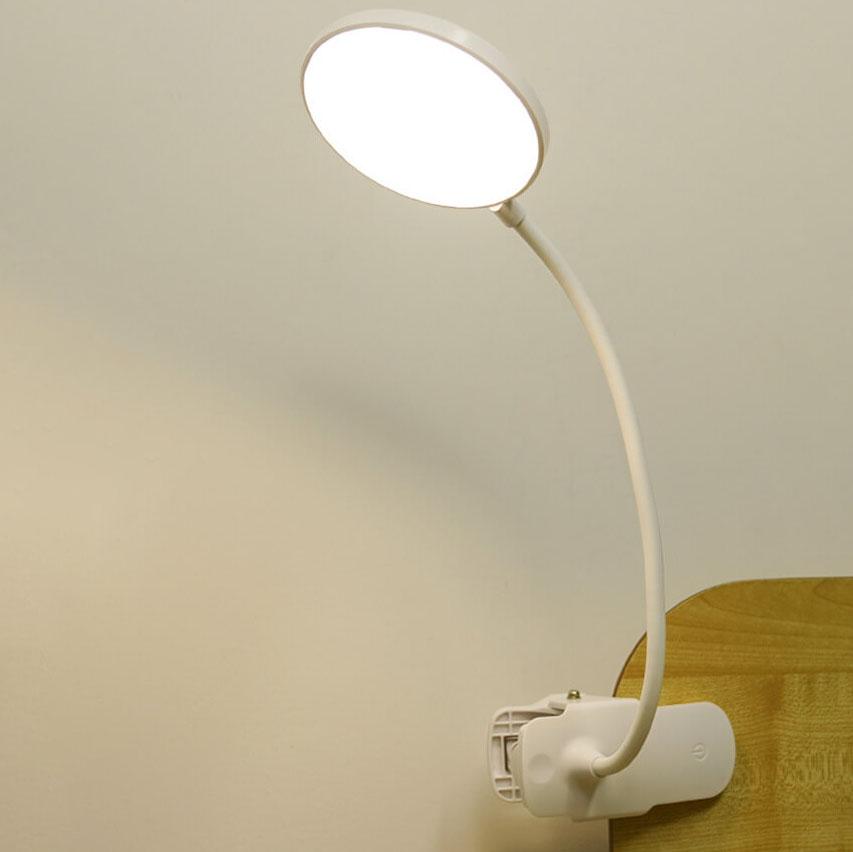 Vivolux | Einfache LED Clip-Schreibtischlampe wiederaufladbar Augenschutz Nachtlicht