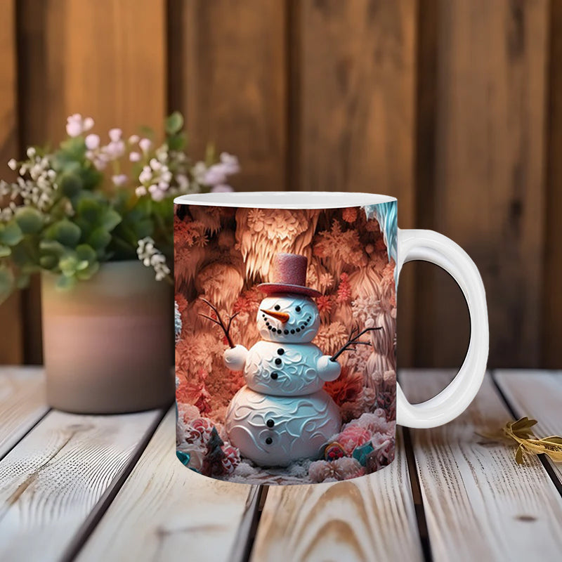 Vivolux | 3D Weihnachts-Schneemann Becher