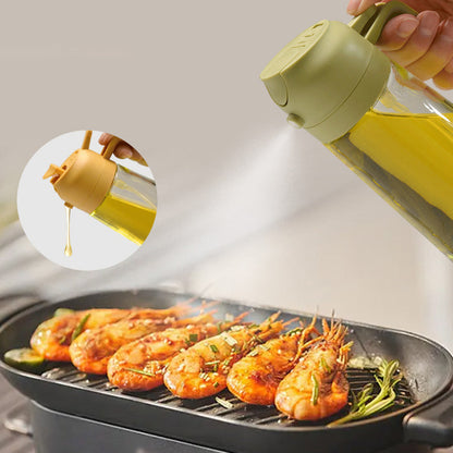 Vivolux | 2-in-1 Glas Öl Sprayer und Spender