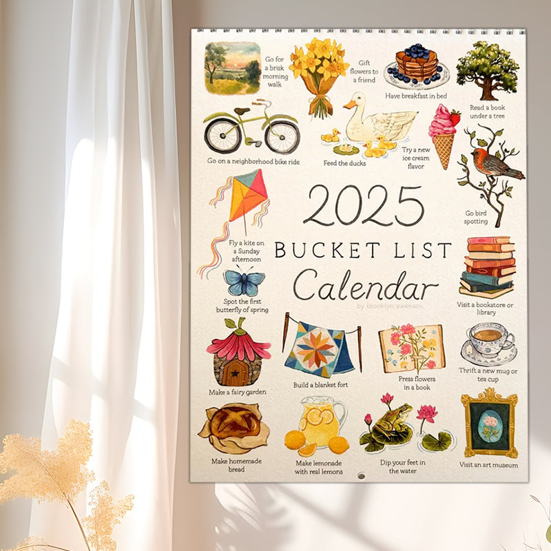 2025 Bucket List Kalender
