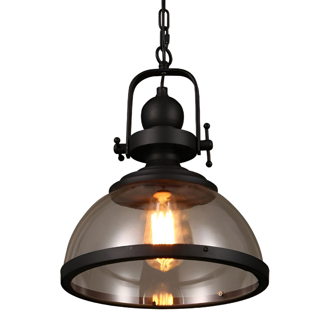 Vivolux | Antike Glas Eisen Retro Industrie Kronleuchter Hängende Deckenleuchten