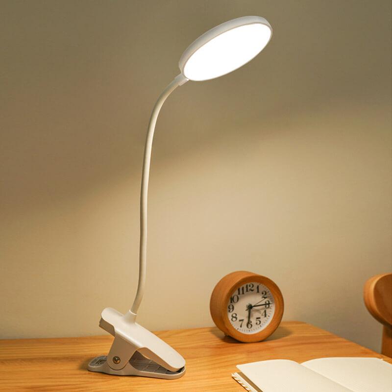 Vivolux | Einfache LED Clip-Schreibtischlampe wiederaufladbar Augenschutz Nachtlicht