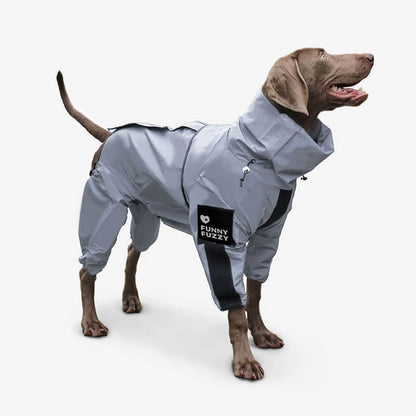 Vivolux | Reflektierender Allwetter wasserdichter cooler Hundezubehör Regenmantel