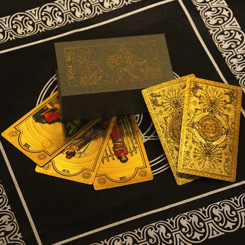 Entdecken Sie die mystische Welt des Tarot Gold Foil Tarot