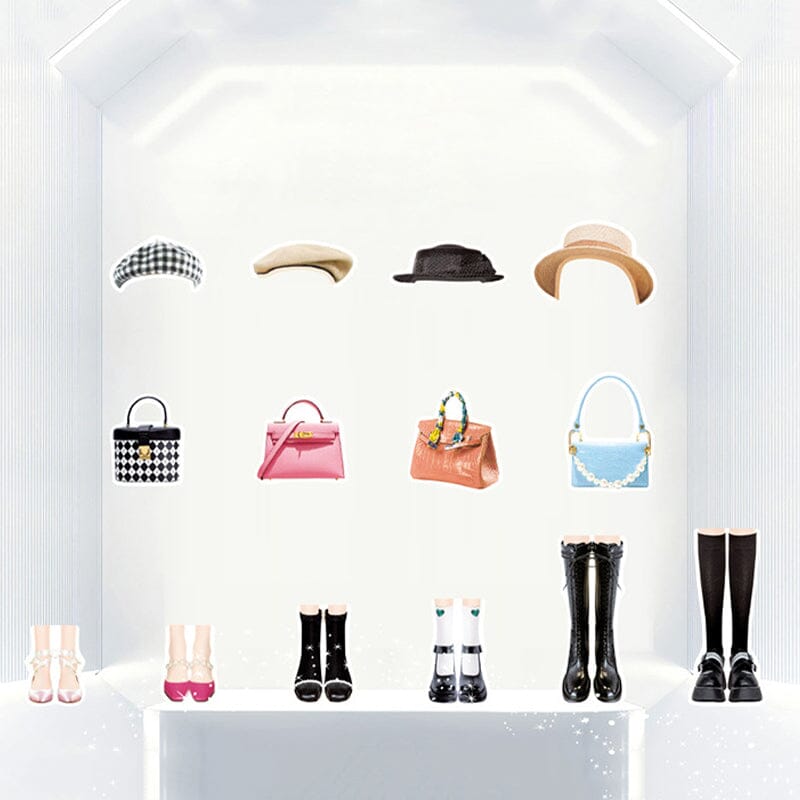 2025 Neue Magnetische Prinzessinnen Papierpuppe Kostüm