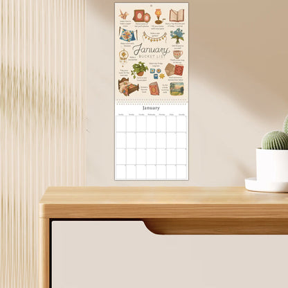 2025 Bucket List Kalender