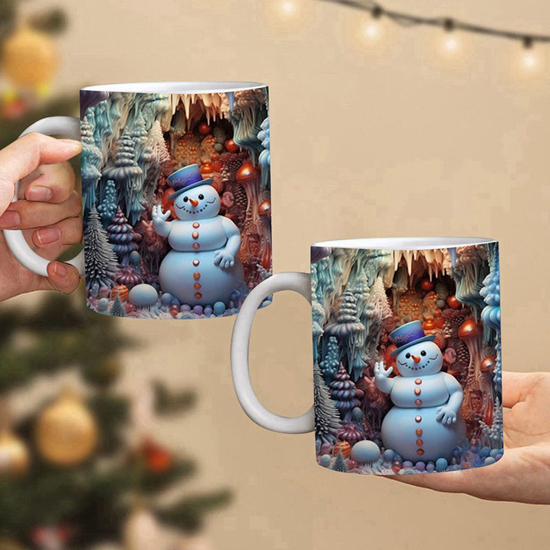 Vivolux | 3D Weihnachts-Schneemann Becher