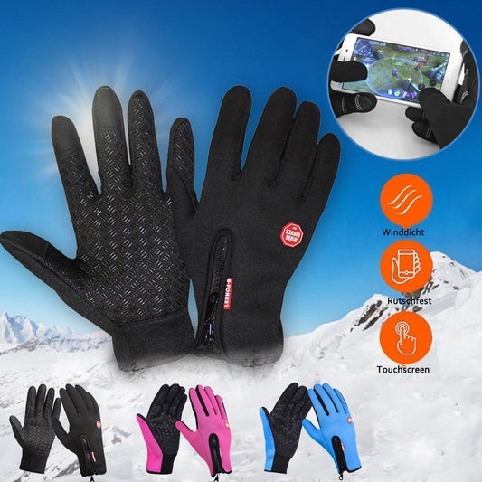 Vivolux | Hochwertige, warme, winddichte und wasserdichte Touchscreen-Handschuhe, Unisex