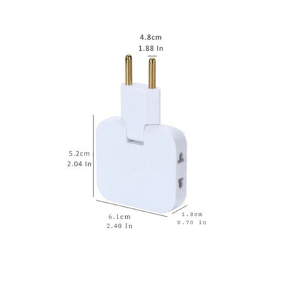 Vivolux | FlexiPlug – Ultradünne 180° drehbare Steckdosenleiste mit mehreren Steckdosen