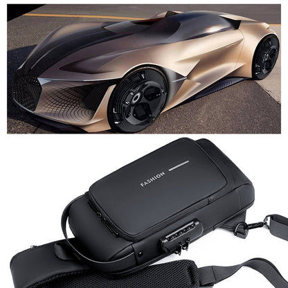 Vivolux | Diebstahlsicherer Umhängetasche mit USB-Ladeanschluss