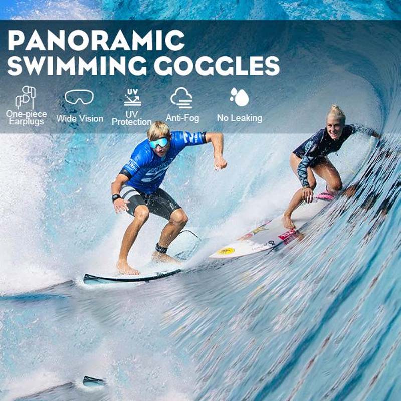 Weitwinkel-Schwimmbrille mit Antibeschlag-Effekt