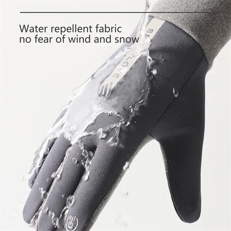 Wasserdichte Finger-Touchscreen-Handschuhe mit rutschfester, kälteresistenter Eigenschaft