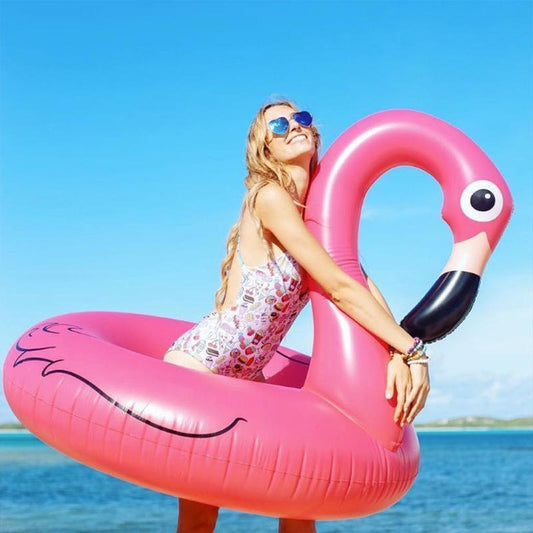 Vivolux | Aufblasbarer Flamingo-Pool-Schwimmring
