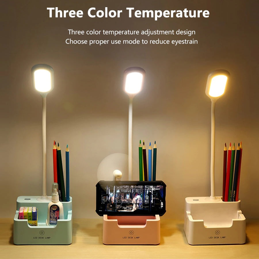 Vivolux | Schreibtischlampe mit Handyhalter