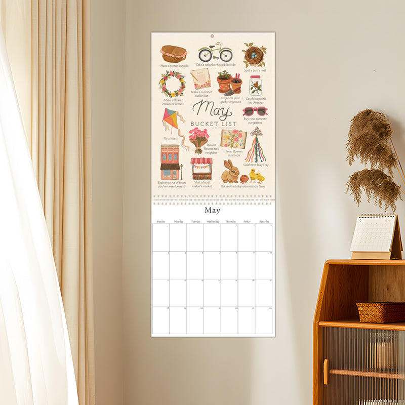 2025 Bucket List Kalender