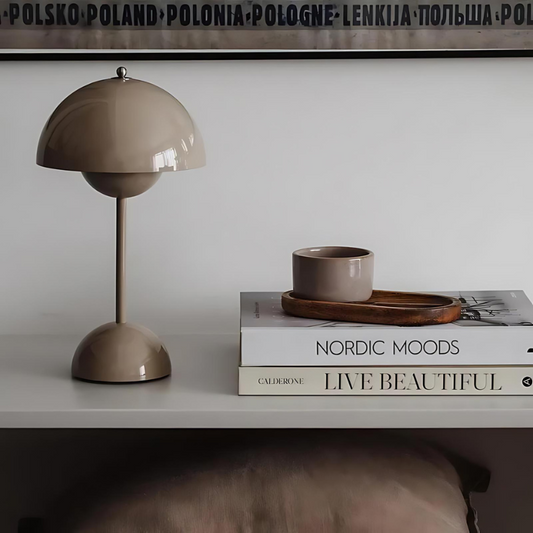 Vivolux | ModernLamp | Moderne Tischleuchte im Pilzdesign mit Touch-Control