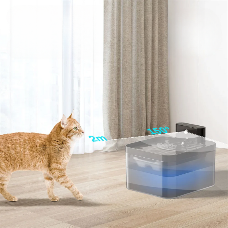 Vivolux | Automatisch – Kabelloser Trinkbrunnen für Katzen mit Sensor