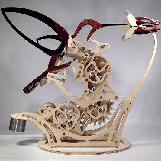 Vivolux | Holz Kinetische Kolibri Skulptur