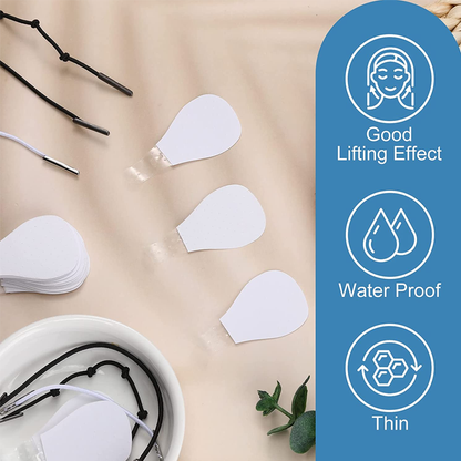 Wasserfeste unsichtbare Gesichtslift-Sticker