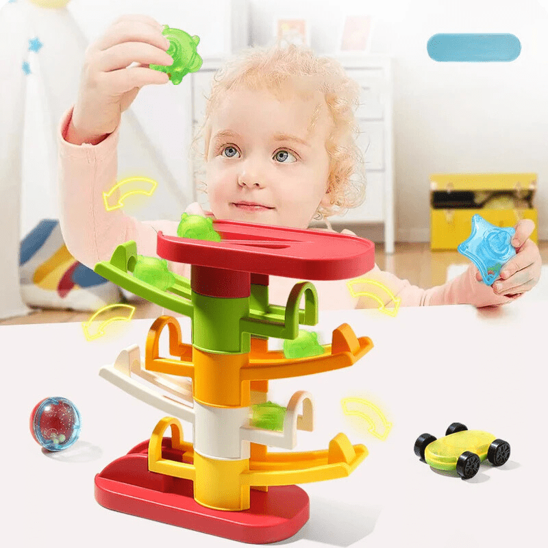 Vivolux | Autos und bunte Bälle zum Stapeln