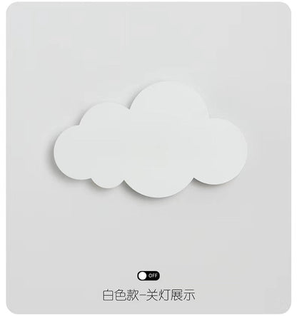 Vivolux | Kids Witte Afwerking Sconces Licht Wolkenvorm Acryl LED Wandlamp voor Kleuterschool Gang