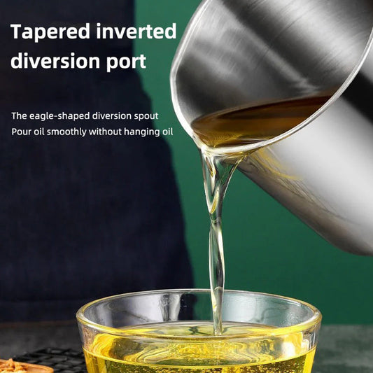 Vivolux | Edelstahl Filter Ölkännchen