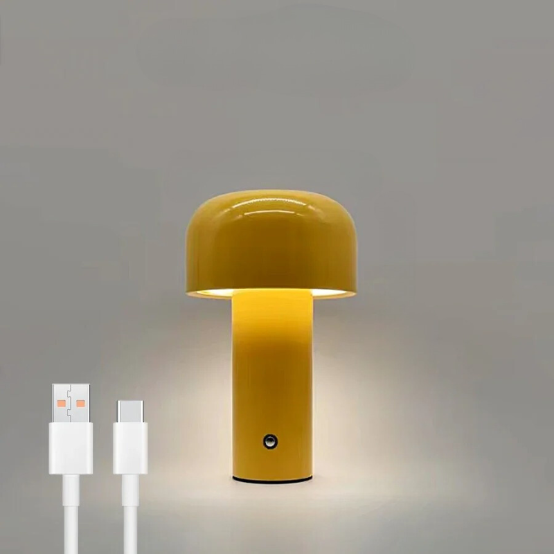 Vivolux | Frendorf - Wiederaufladbare Pilz-LED-Tischlampe für eine gemütliche Atmosphäre