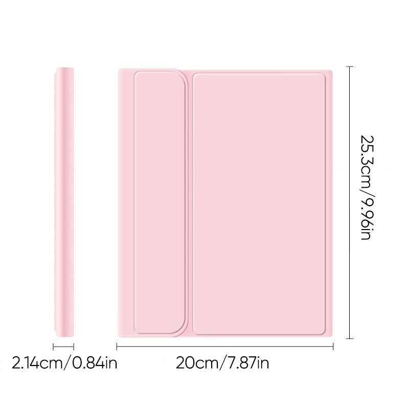 Abnehmbares drahtloses Tastatur mit Hülle und Stifthalter