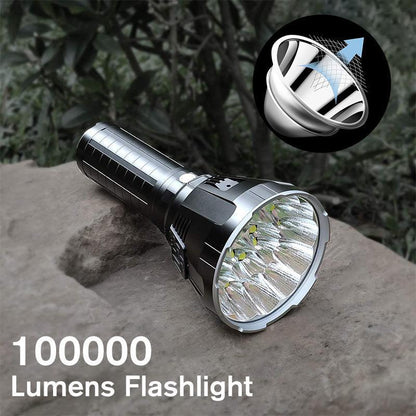 Vivolux | 30000-5000 Lumen Hochleistungs-LED-Taschenlampe, wasserdicht