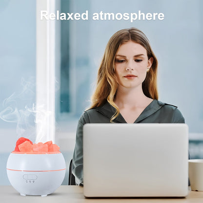 Vivolux | Salzlampe Diffusor - 3-in-1 ätherischer Öldiffusor, Himalaya-Salzlampen & Luftbefeuchter
