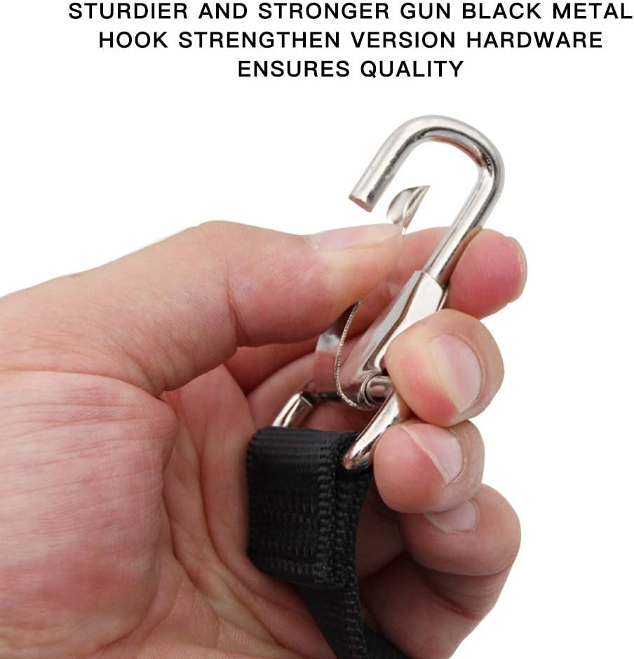 Vivolux | 47 Zoll Tasche Ersatz Schultergurt | Gepolstert & Verstellbar - Perfekt für Reisetaschen, Laptop-Taschen, Aktentaschen, Kamerataschen, Umhängetaschen, Wickeltaschen & Mehr (Schwarz)