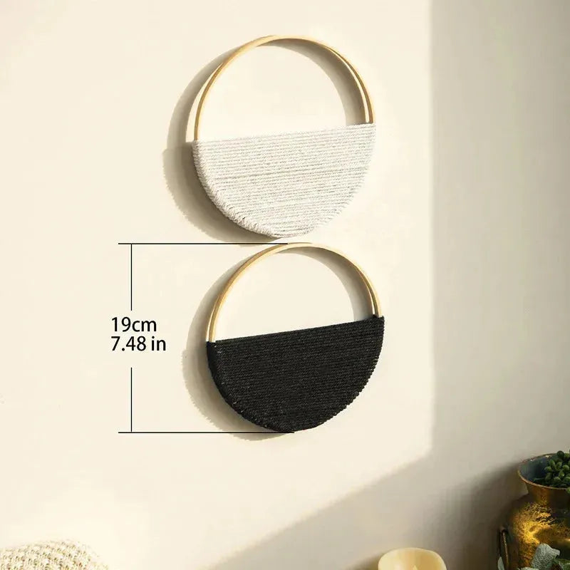 Vivolux | Willowloop – Circulares Makrame-Wandsdekor mit symmetrischem Design