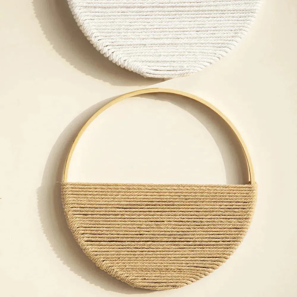 Vivolux | Willowloop – Circulares Makrame-Wandsdekor mit symmetrischem Design