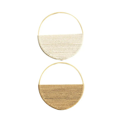 Vivolux | Willowloop – Circulares Makrame-Wandsdekor mit symmetrischem Design