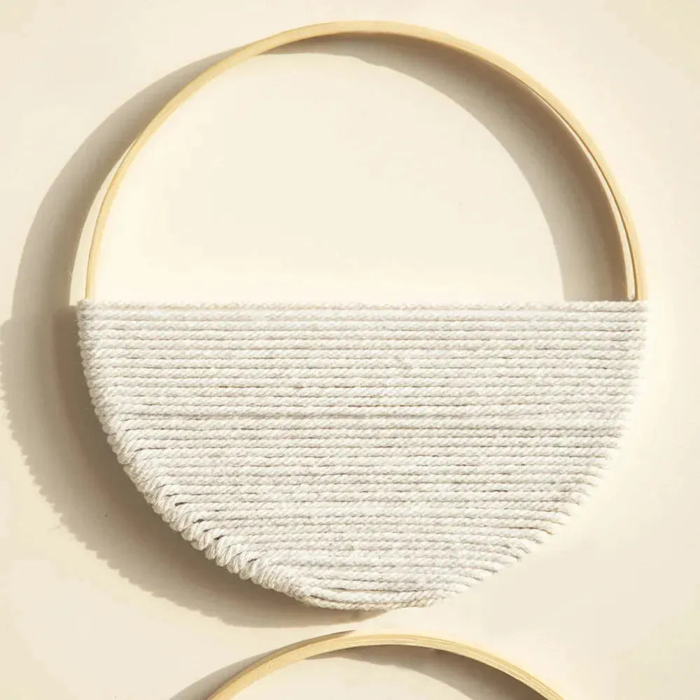 Vivolux | Willowloop – Circulares Makrame-Wandsdekor mit symmetrischem Design