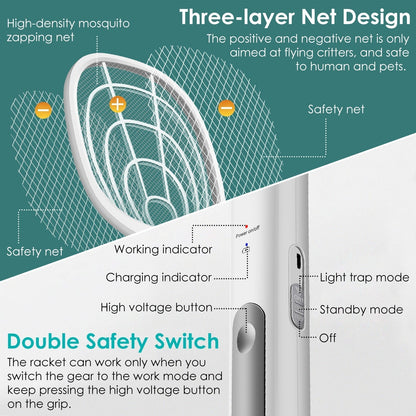Vivolux | 2-in-1 Elektrischer Wiederaufladbarer Insektenvernichter