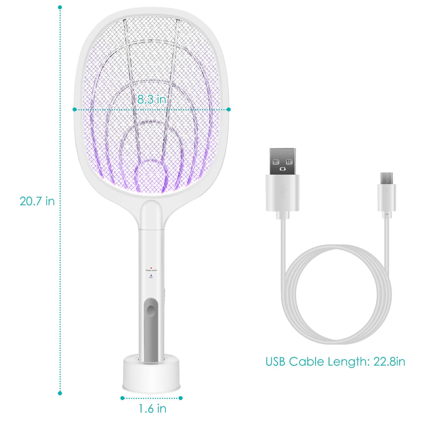 Vivolux | 2-in-1 Elektrischer Wiederaufladbarer Insektenvernichter