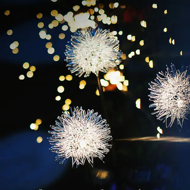 Vivolux | 2-Pack: Outdoor Solar Löwenzahn Rasenlichter