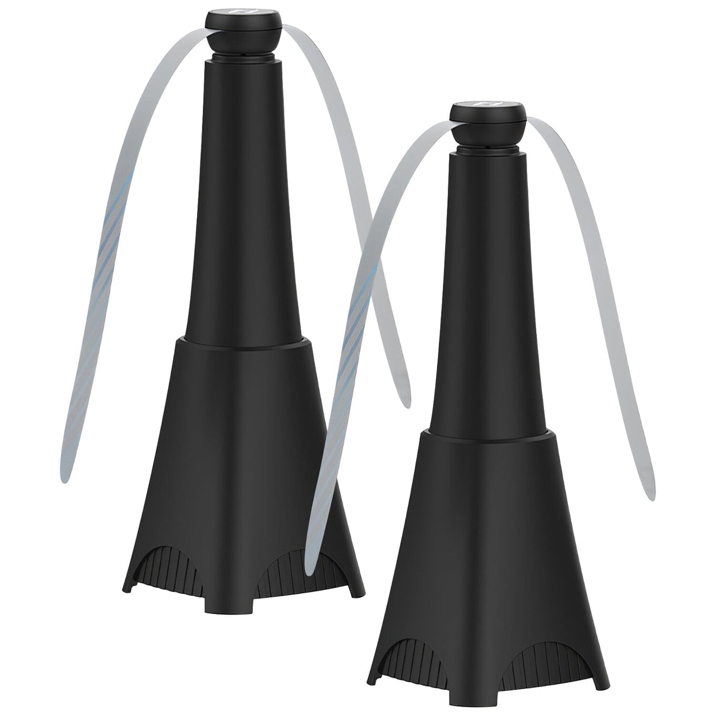 Vivolux | 2er-Pack: Tragfan mit reflektierendem Fliegenabwehr, wiederaufladbarer Akku betrieben