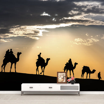 Vivolux | Fotografische Kameel Muurdecoratie Volledige Maat Wandbedekking voor Woonkamer, Op Maat Gemaakt