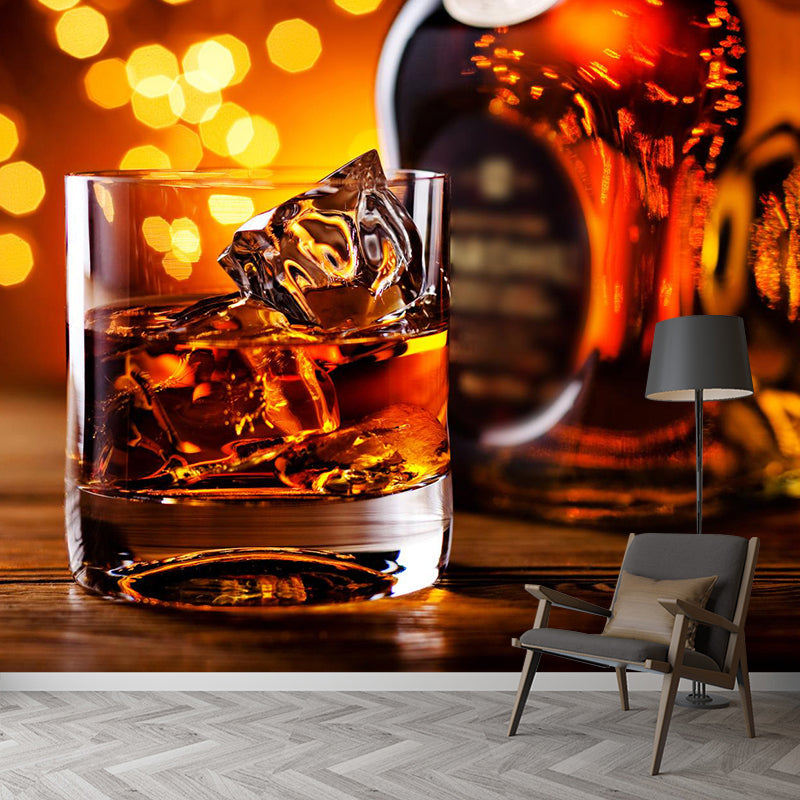 Vivolux | Extra große Wein Wandmural Lichtfarbe Vlies Wandkunst für Club Dekor, kundenspezifisch