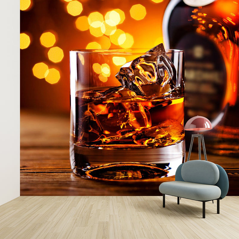 Vivolux | Extra große Wein Wandmural Lichtfarbe Vlies Wandkunst für Club Dekor, kundenspezifisch