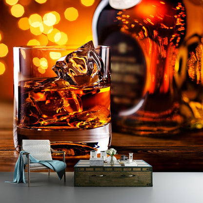 Vivolux | Extra große Wein Wandmural Lichtfarbe Vlies Wandkunst für Club Dekor, kundenspezifisch