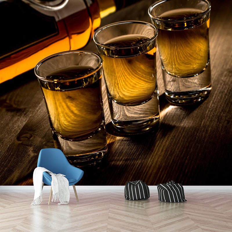 Vivolux | Extra große Wein Wandmural Lichtfarbe Vlies Wandkunst für Club Dekor, kundenspezifisch